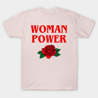 WOMAN POWER // Red T-Shirt